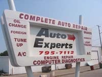Inside the Auto Experts Inc shop